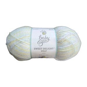 Baby Bee Sweet Delight Wrap Yarn #5116 Softly 3.5 oz 310 yds Blue Yellow Green